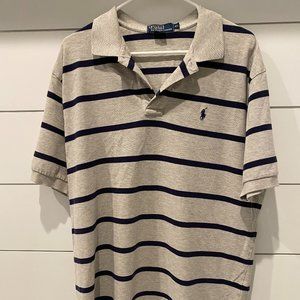 Polo Ralph Lauren Grey and Navy Blue Size XL